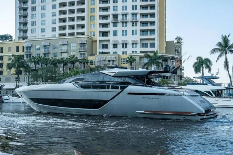 a boat on the water aboard RIVA FOLGORE 88/14 Yacht for Sale