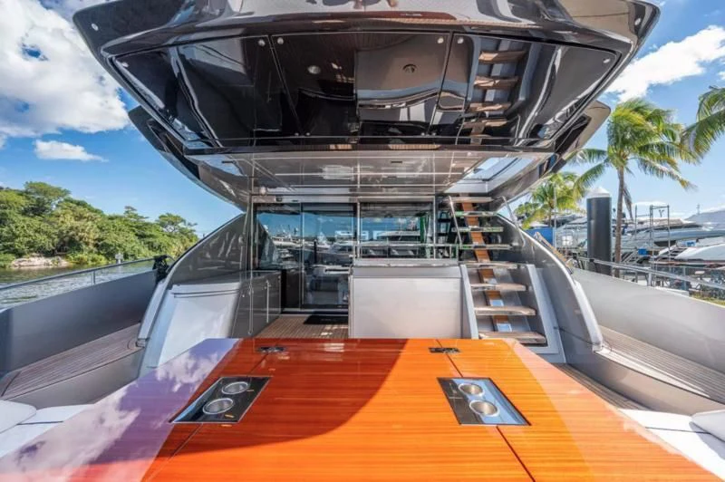 a boat on the water aboard RIVA FOLGORE 88/14 Yacht for Sale
