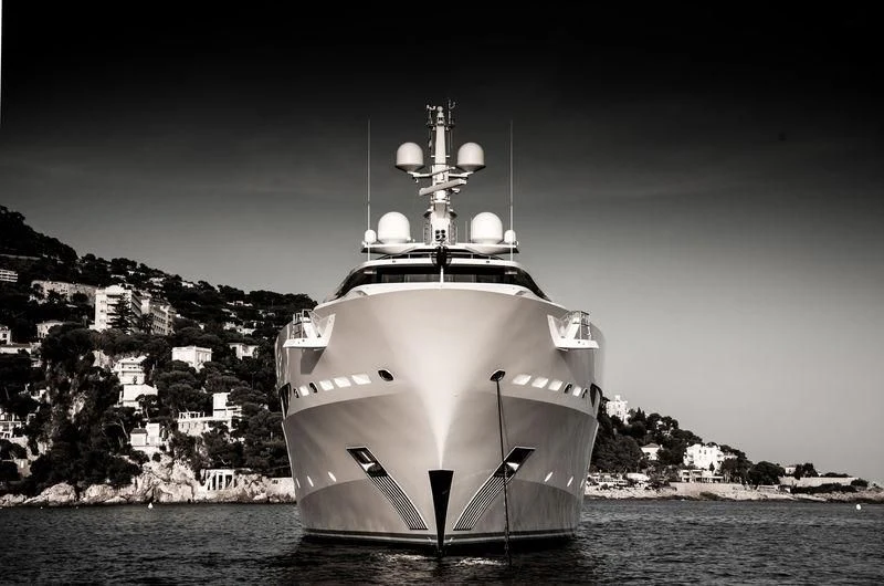 a ship in the water aboard AMORE VERO Yacht for Sale
