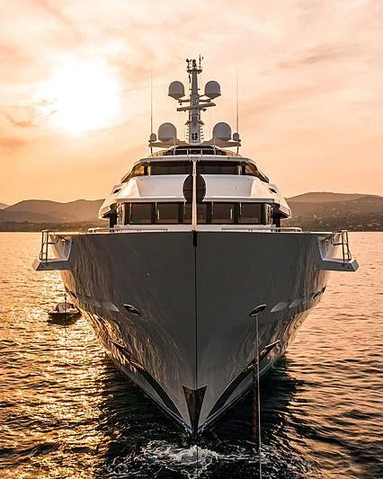 a ship in the water aboard AMORE VERO Yacht for Sale
