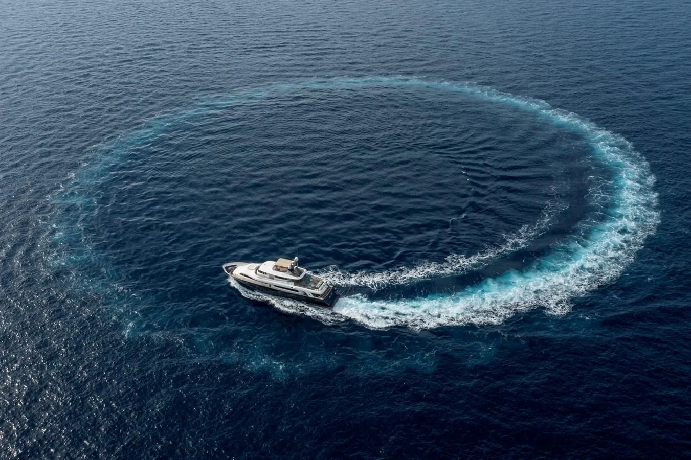 a boat in the water aboard BIM Yacht for Sale
