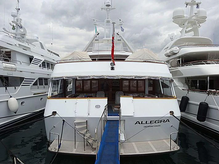 diagram aboard ALLEGRA Yacht for Sale