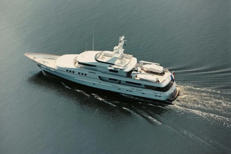 a boat on the water aboard ALLEGRA Yacht for Sale