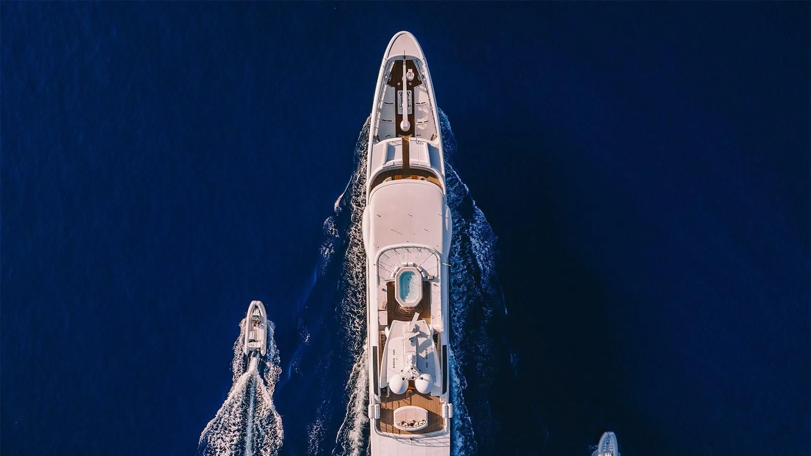 a space shuttle in space aboard ARIELA Yacht for Sale