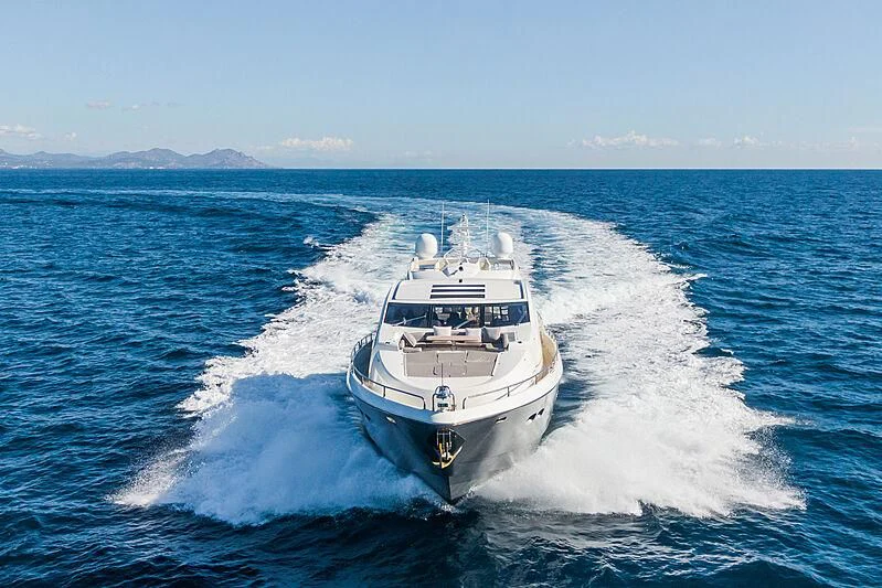 a boat on the water aboard BASAD Yacht for Sale