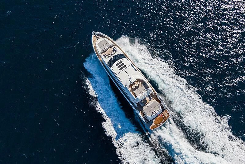 a boat in the water aboard BASAD Yacht for Sale
