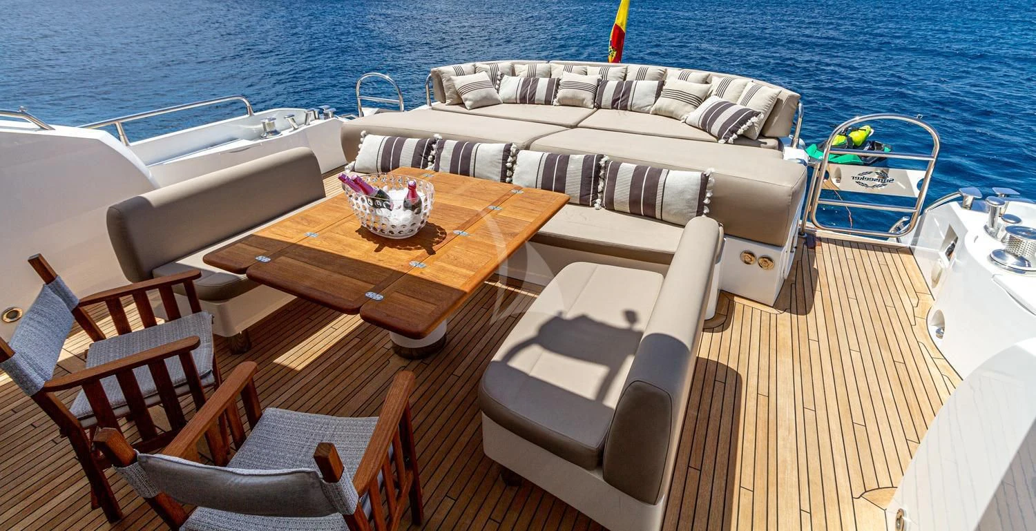 a boat on the water aboard BASAD Yacht for Sale