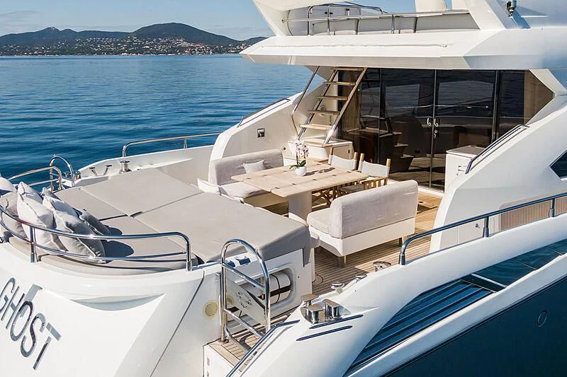 a boat on the water aboard BASAD Yacht for Sale