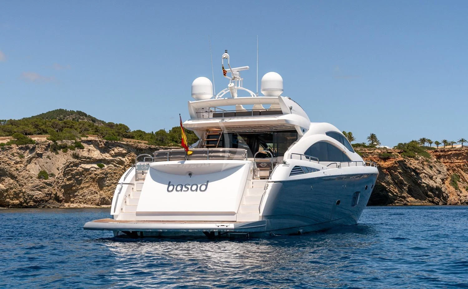 a boat in the water aboard BASAD Yacht for Sale