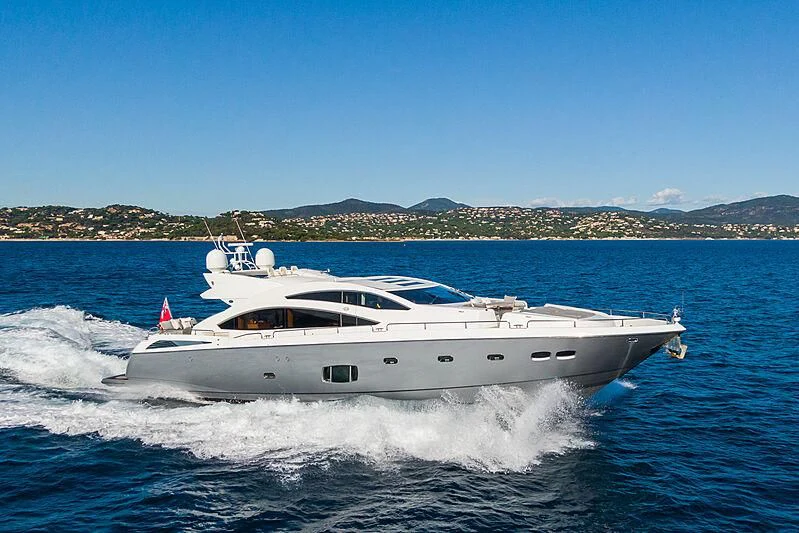 a boat on the water aboard BASAD Yacht for Sale