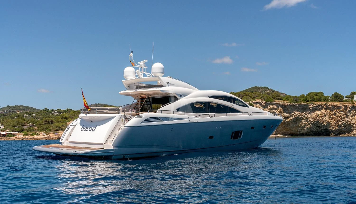 a boat in the water aboard BASAD Yacht for Sale