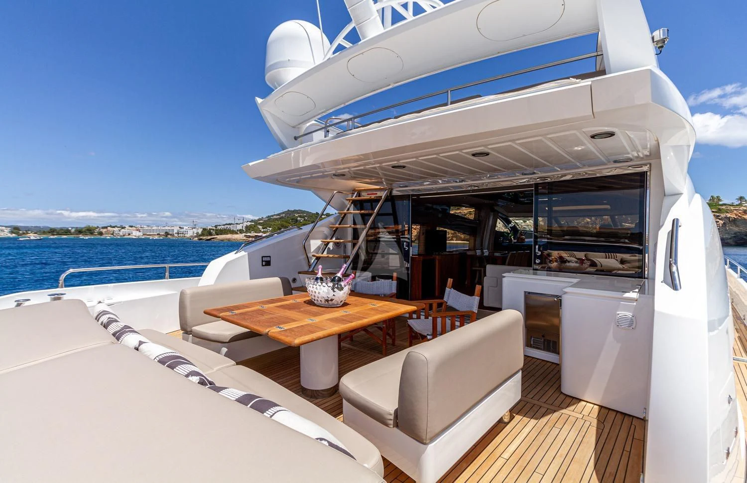 a boat on a boat aboard BASAD Yacht for Sale