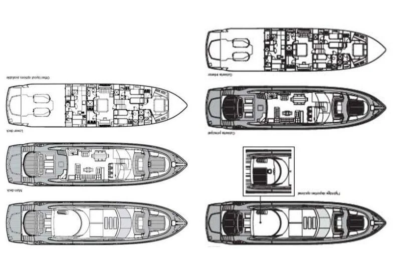 diagram aboard BASAD Yacht for Sale