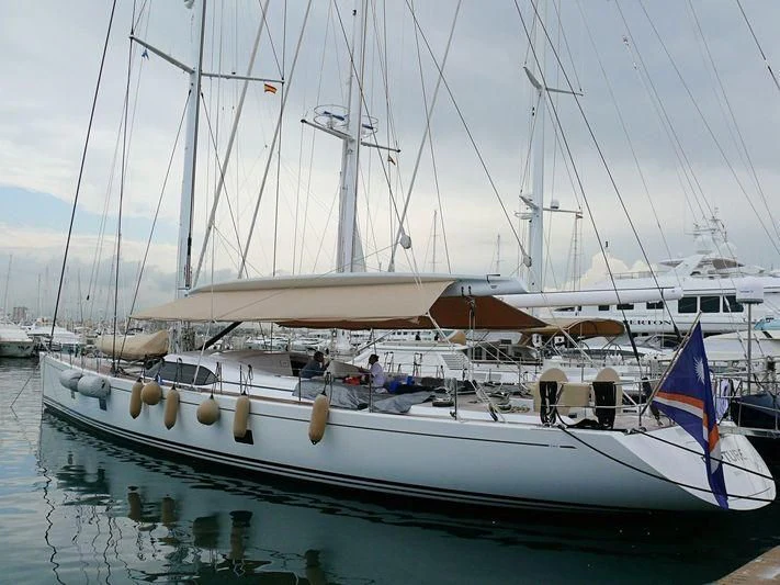 a boat docked at a pier aboard THIRTY NINE Yacht for Sale
