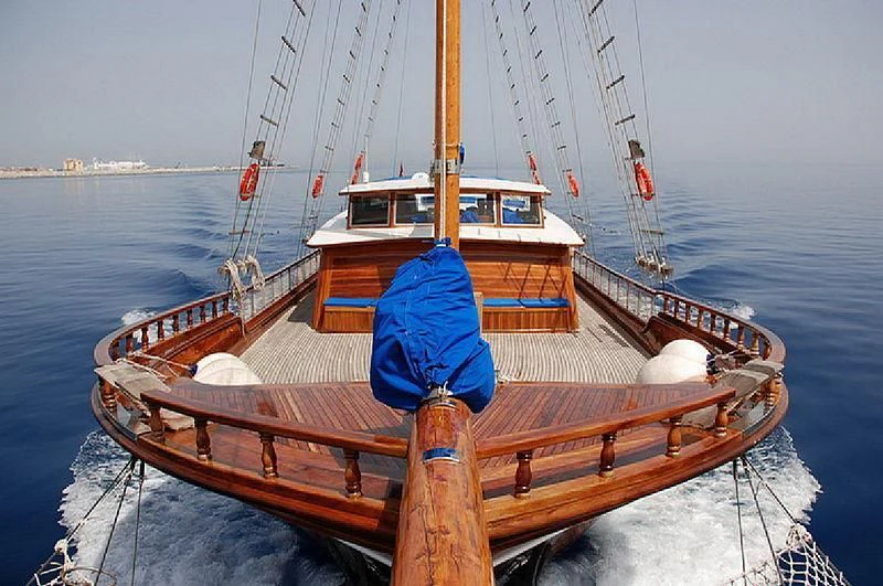 a boat on the water aboard BAHRIYELI C Yacht for Sale
