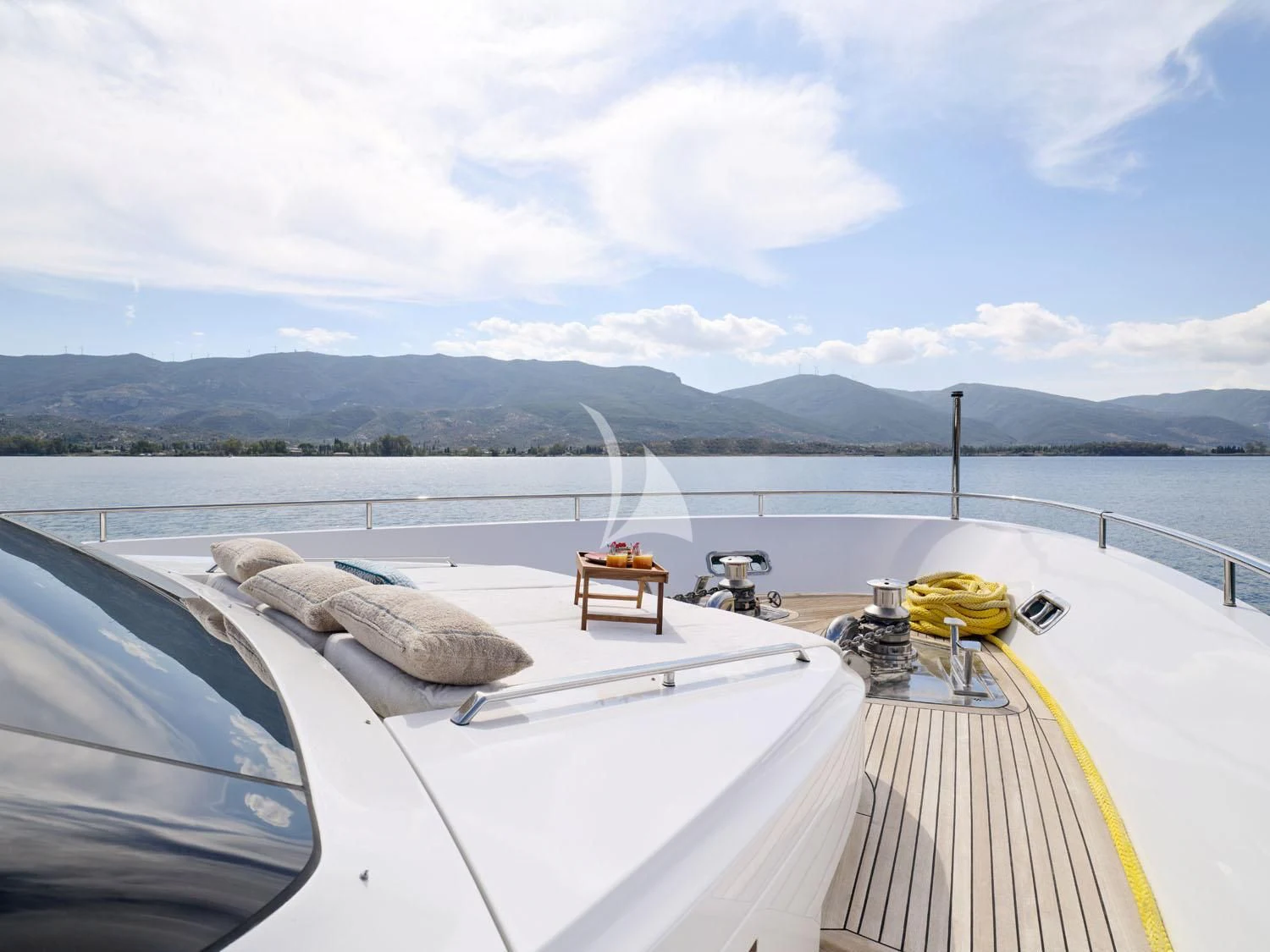a boat on the water aboard RARE DIAMOND Yacht for Sale