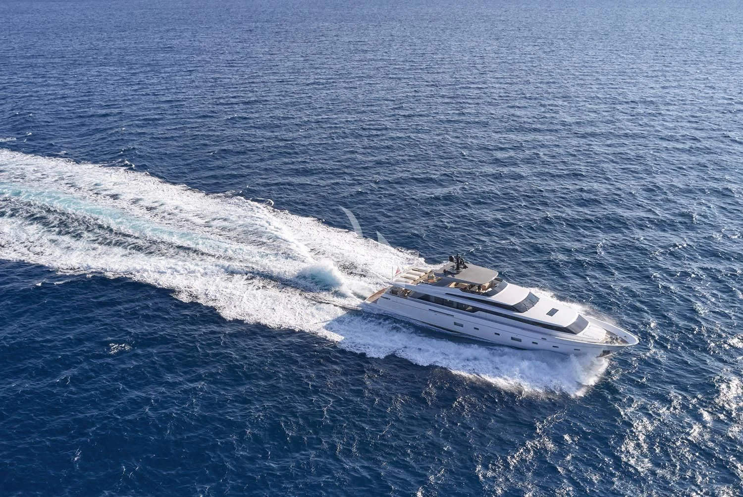 a boat in the water aboard RARE DIAMOND Yacht for Sale