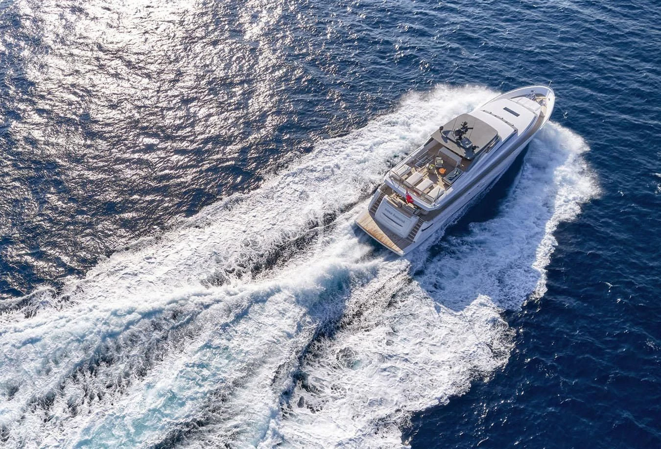 a boat on the water aboard RARE DIAMOND Yacht for Sale
