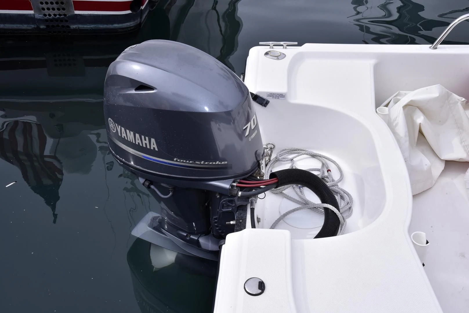 a car with a steering wheel aboard SALTY K Yacht for Sale