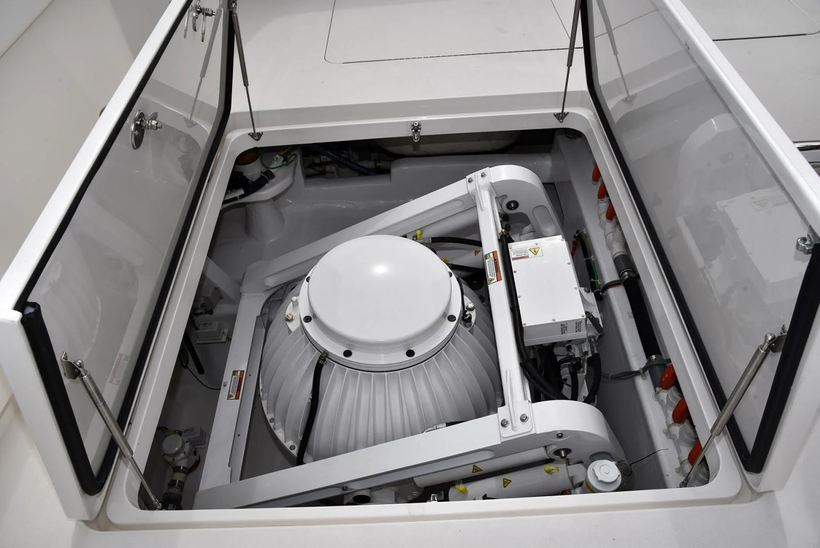 a view of a space shuttle aboard SALTY K Yacht for Sale