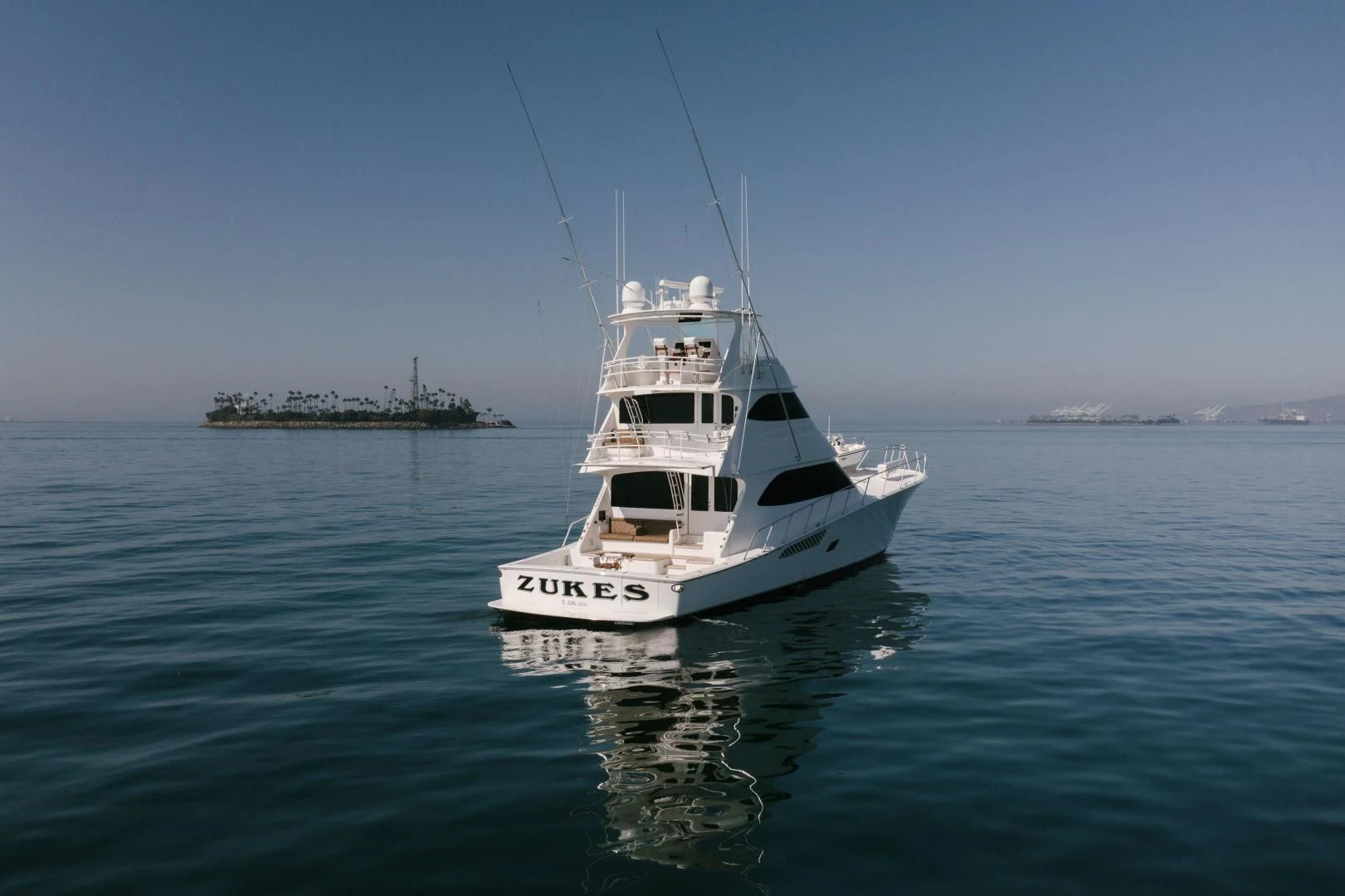 a boat in the water aboard SALTY K Yacht for Sale