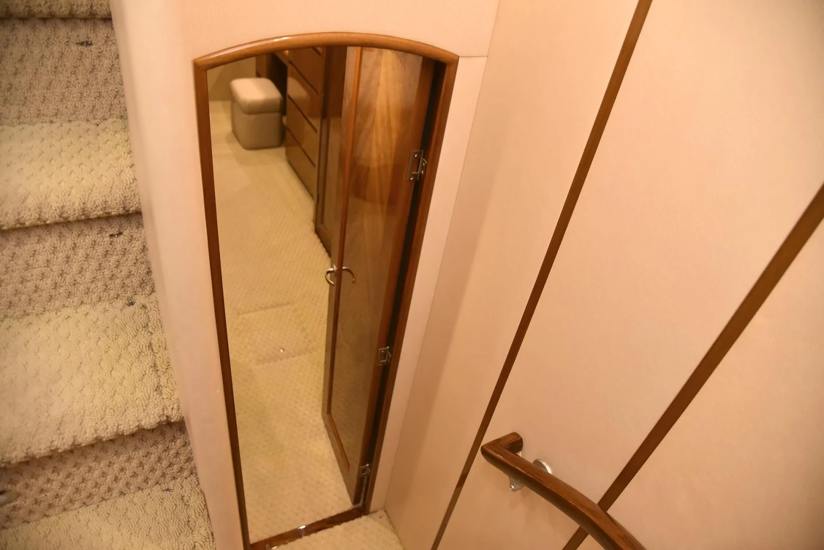 a door with a handle aboard SALTY K Yacht for Sale