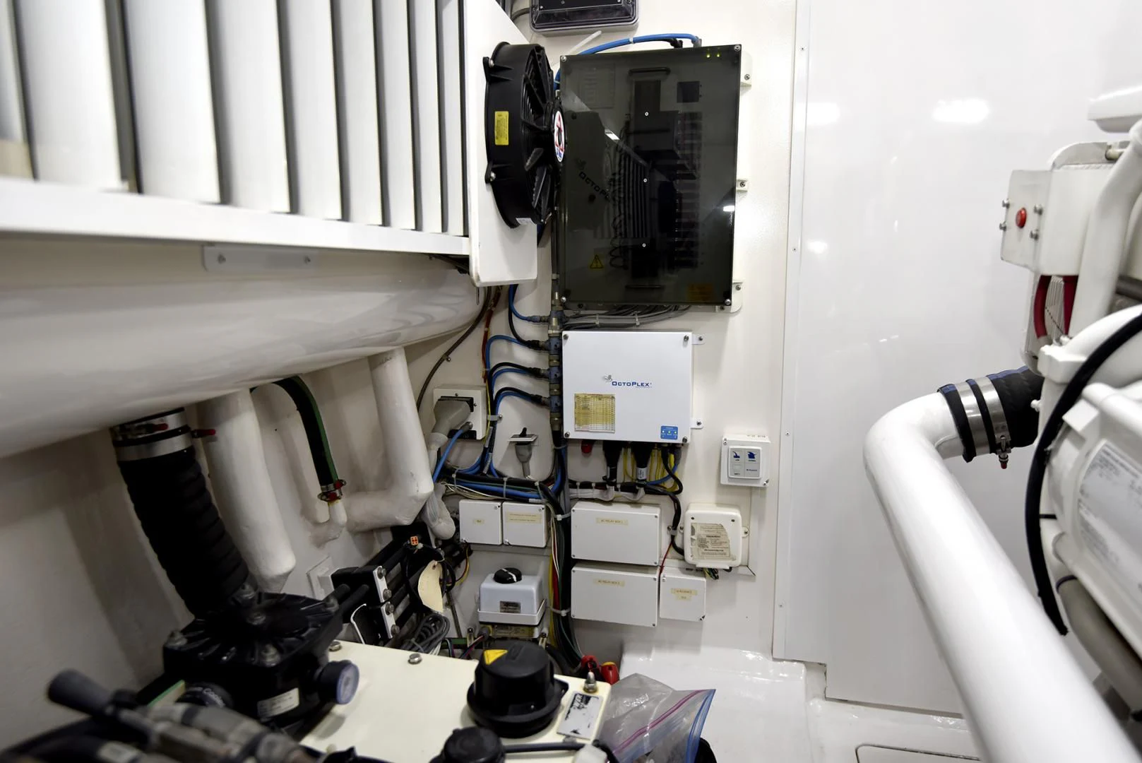 a machine with a black handle aboard SALTY K Yacht for Sale