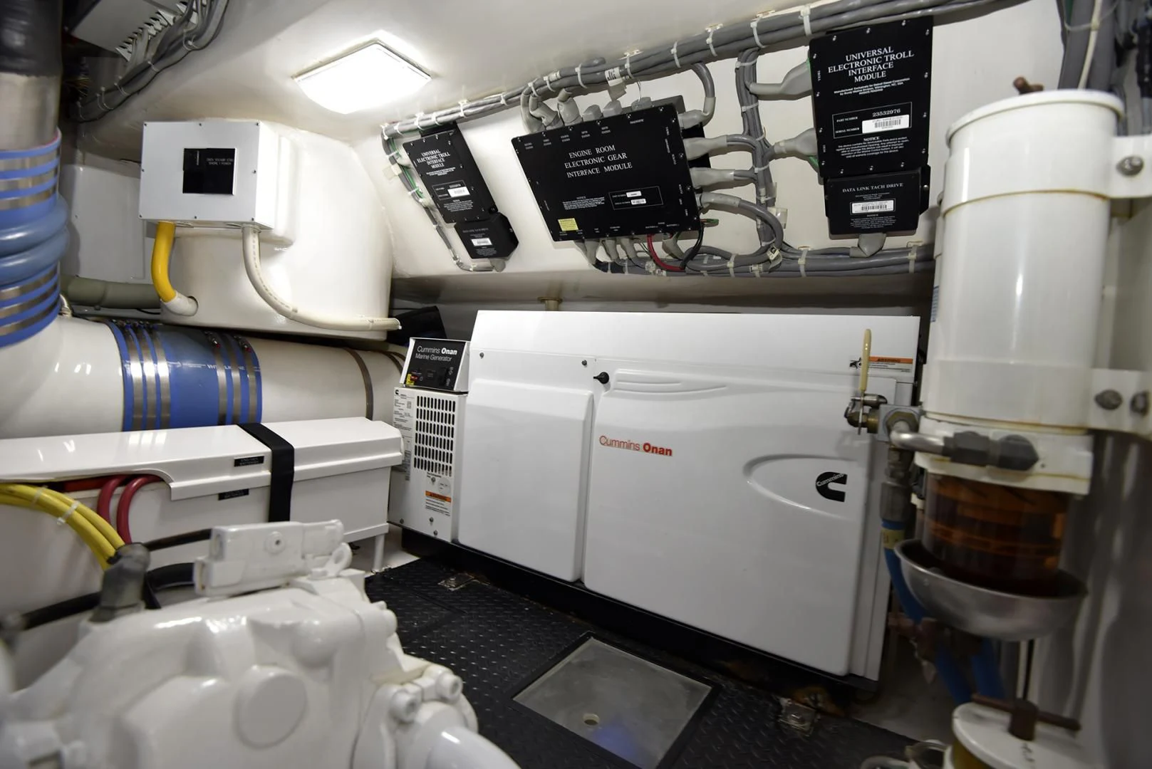 a machine with several machines aboard SALTY K Yacht for Sale