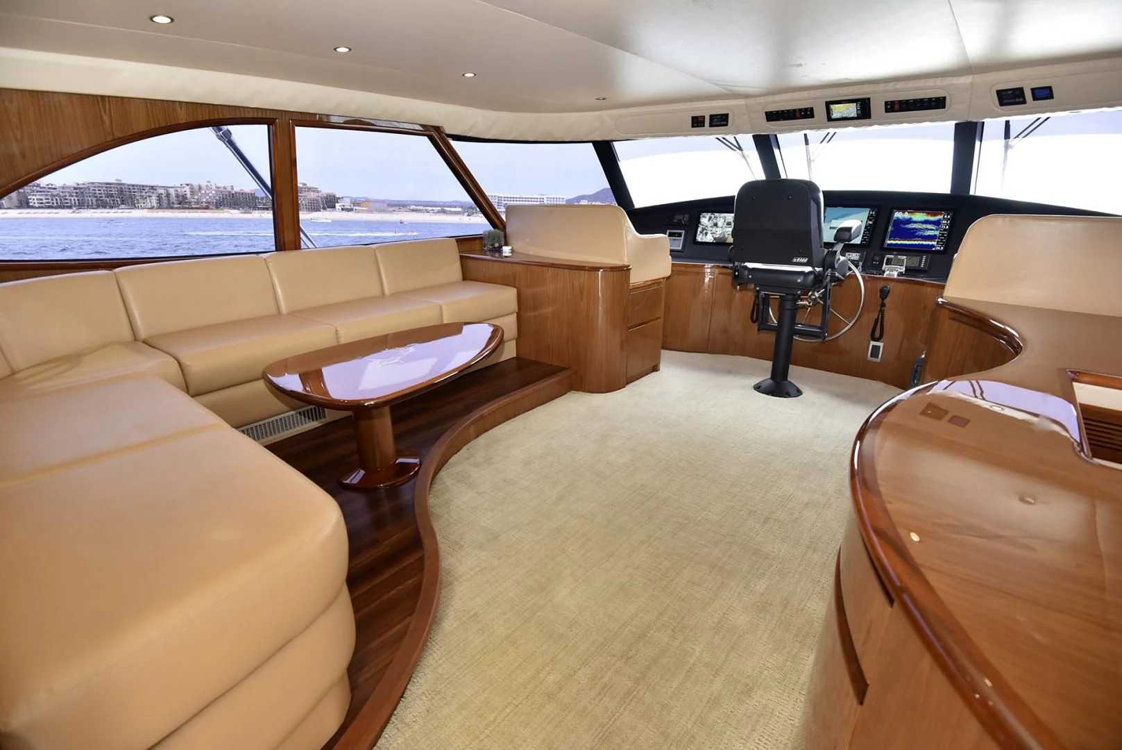 inside of a boat aboard SALTY K Yacht for Sale