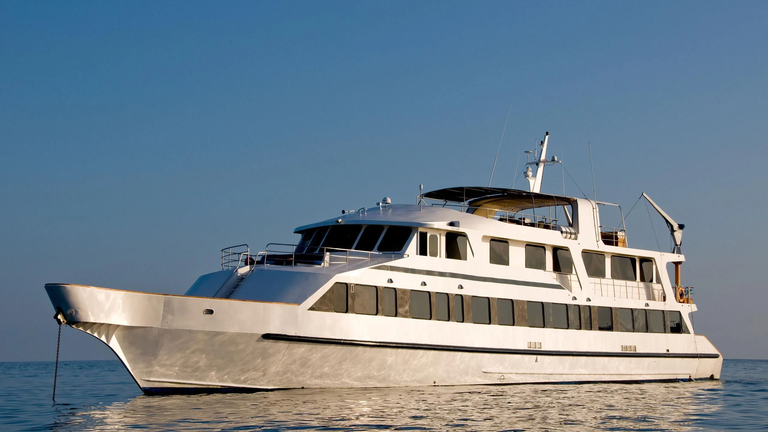 a boat on the water aboard INTEGRITY Yacht for Sale