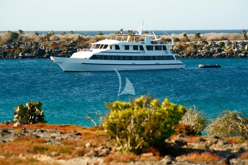 a boat in the water aboard INTEGRITY Yacht for Sale