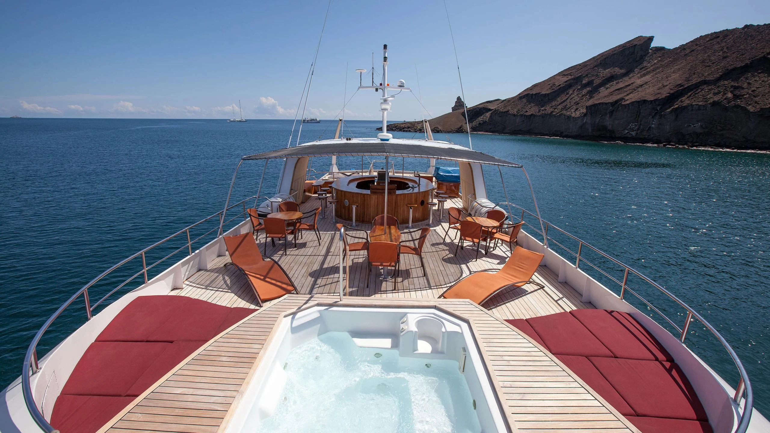 a boat on the water aboard INTEGRITY Yacht for Sale
