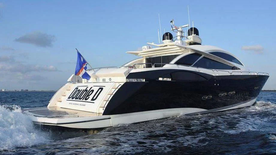 a boat on the water aboard SKY FALL Yacht for Sale