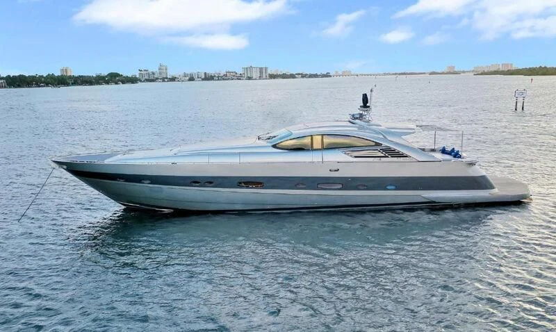 a boat on the water aboard GHOST Yacht for Sale