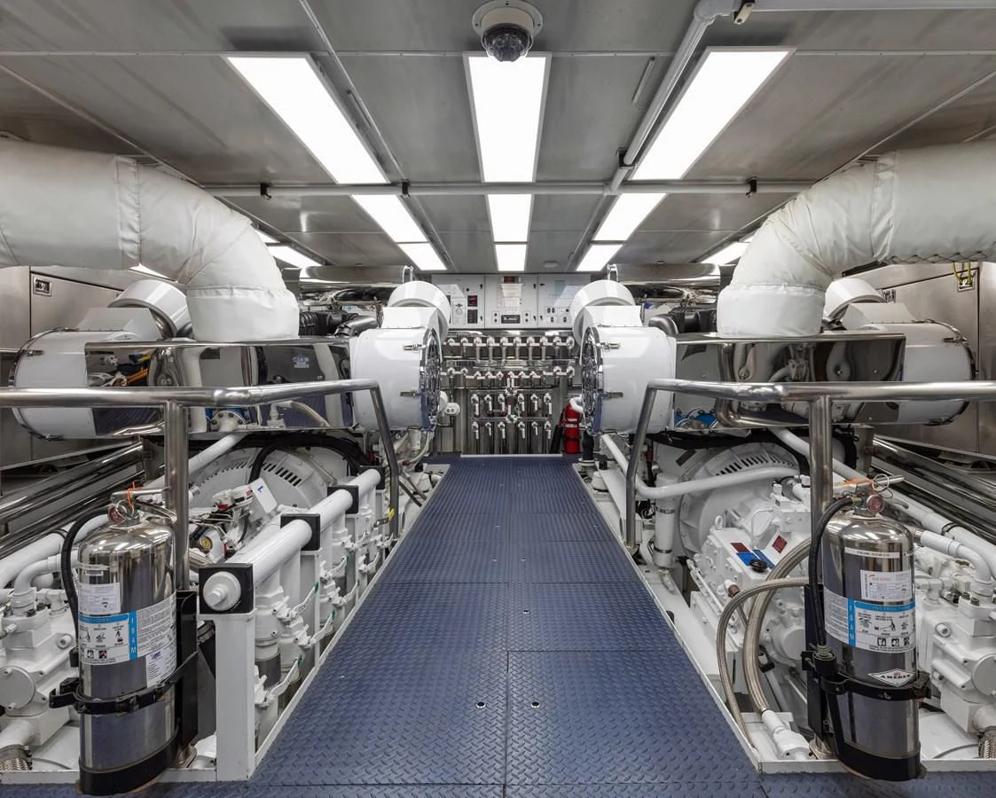 inside view of a space shuttle aboard DRIVEN Yacht for Sale
