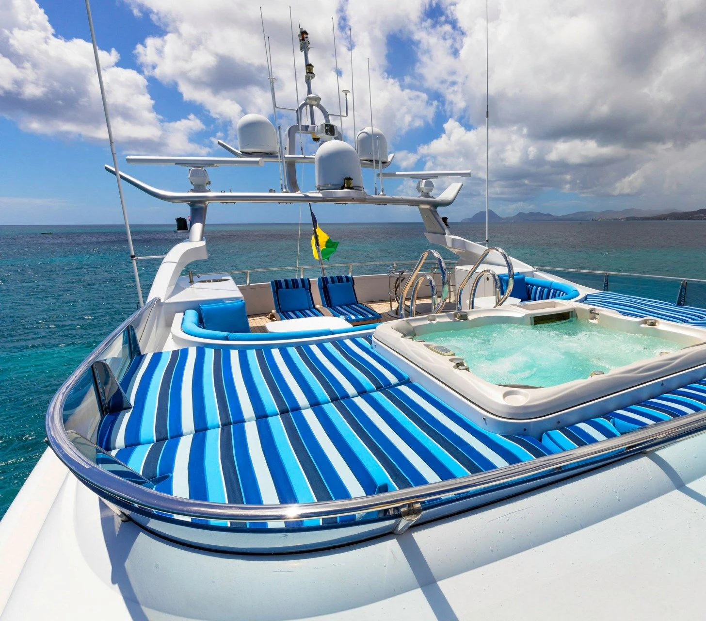 a boat on the water aboard DRIVEN Yacht for Sale