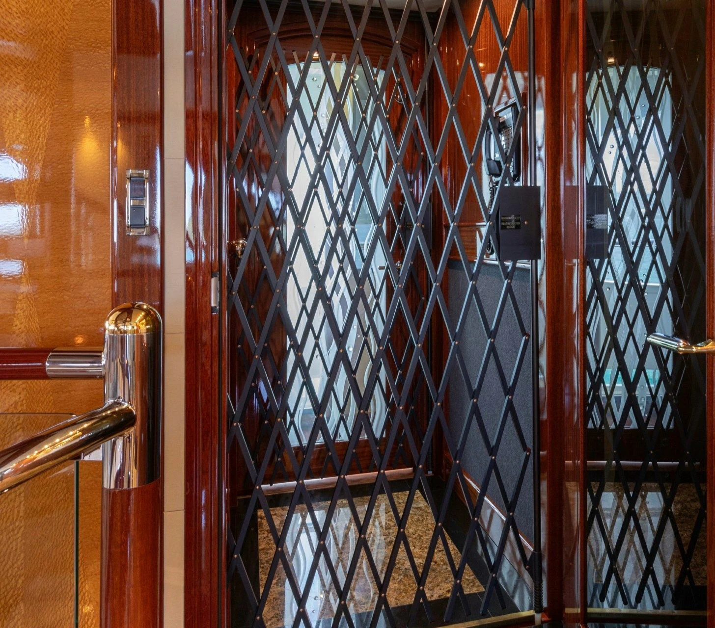 a close-up of a server room aboard DRIVEN Yacht for Sale
