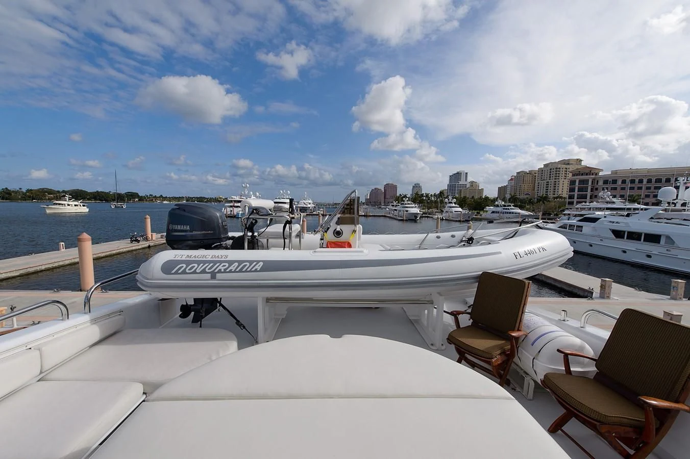 a boat on the water aboard BIG WAVE Yacht for Sale
