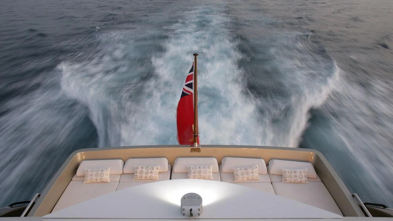 a boat on the water aboard QHT Yacht for Sale