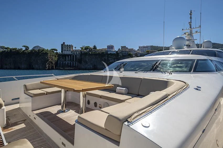 a boat on the water aboard QHT Yacht for Sale