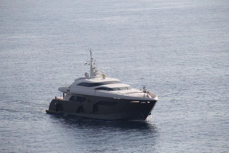 a boat in the water aboard QHT Yacht for Sale
