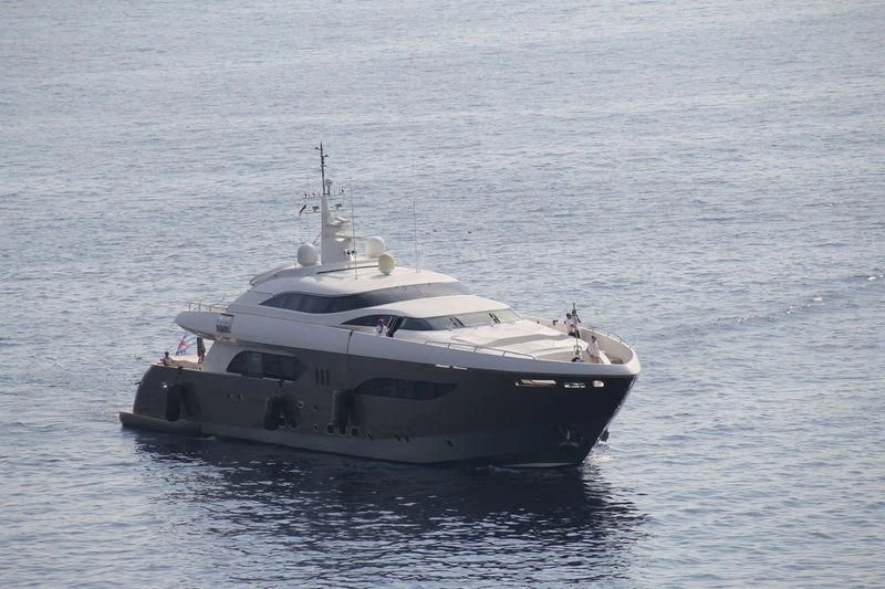 a boat in the water aboard QHT Yacht for Sale