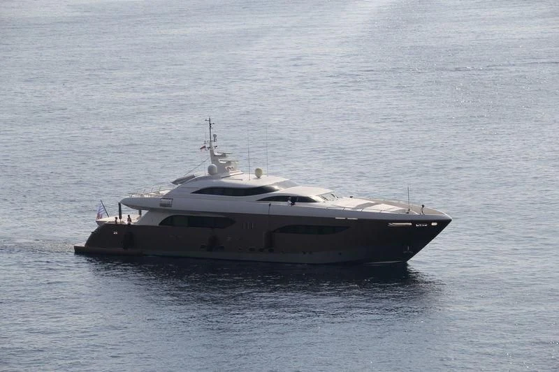 a boat in the water aboard QHT Yacht for Sale