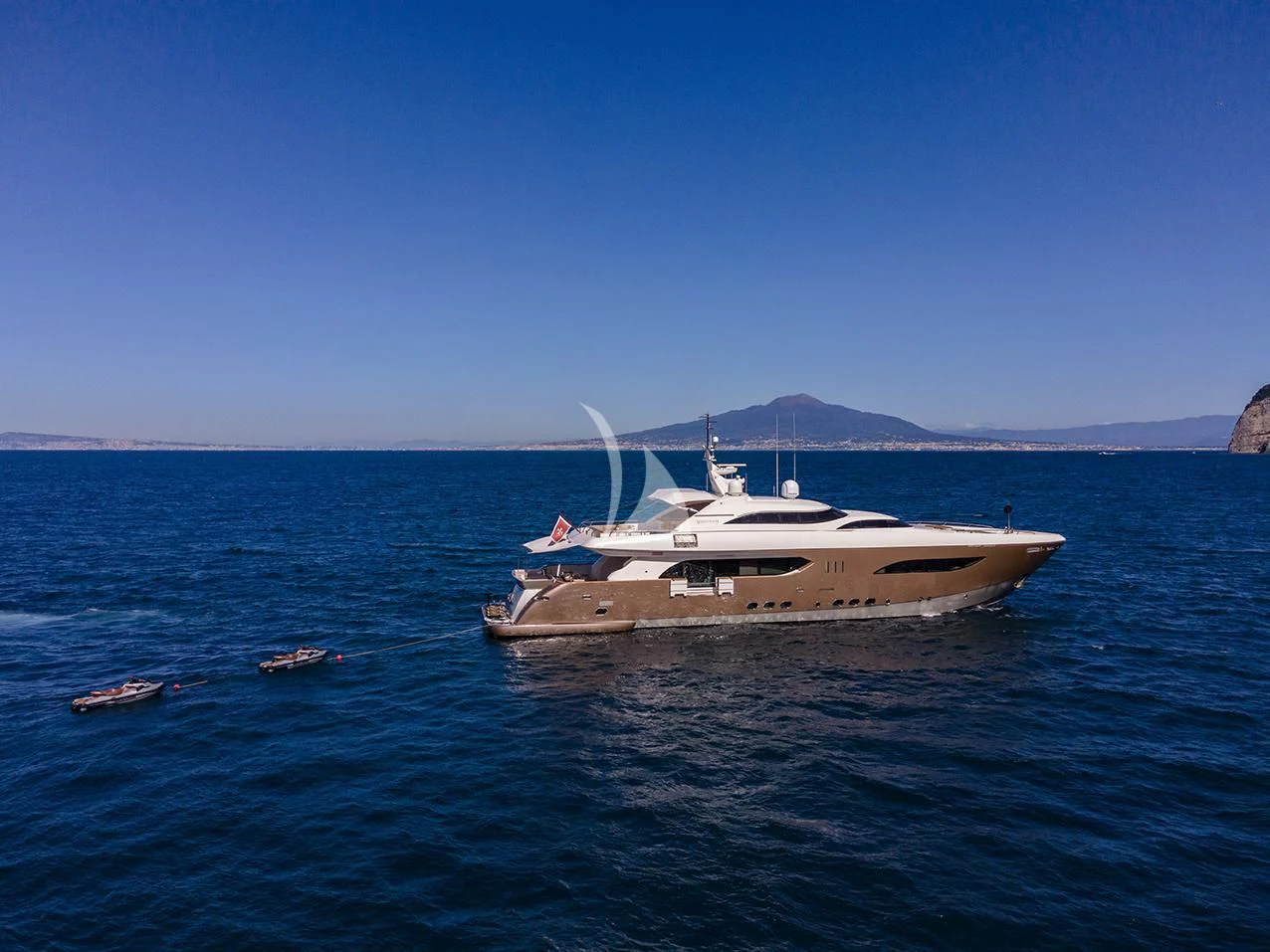 a boat in the water aboard QHT Yacht for Sale