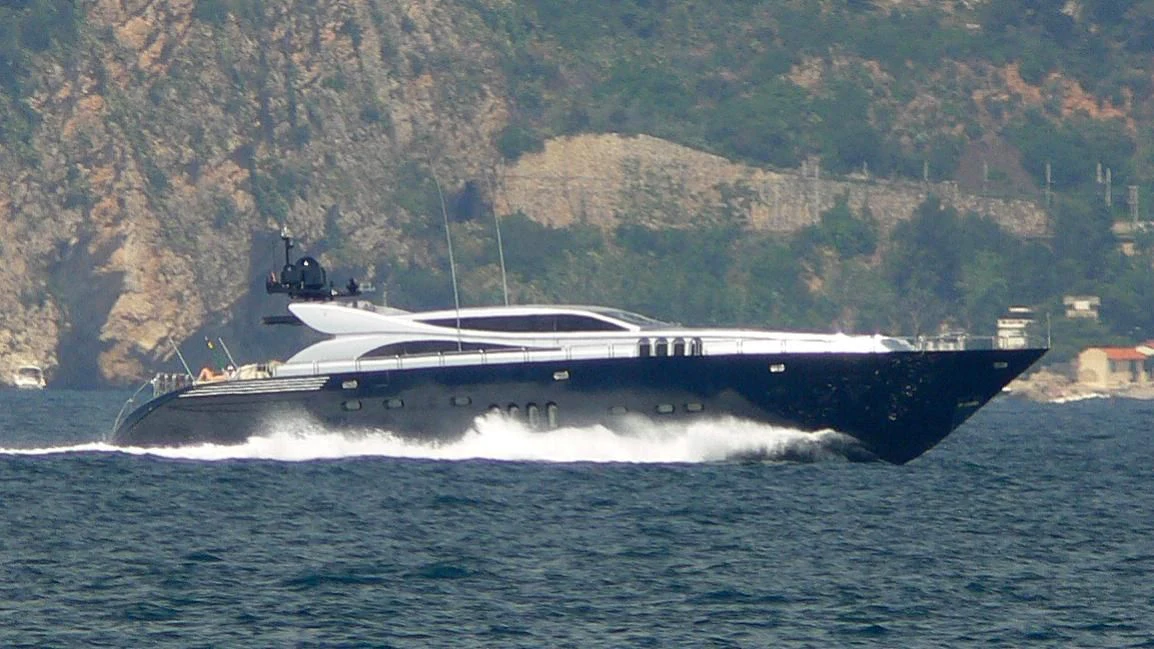 a boat on the water aboard MANU V Yacht for Sale