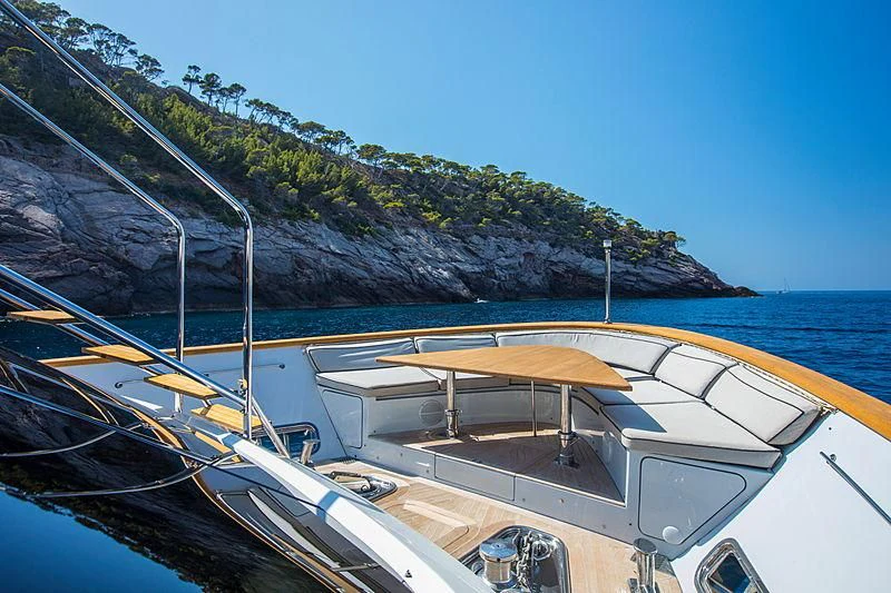 a boat on the water aboard ELEFTHERIA Yacht for Sale