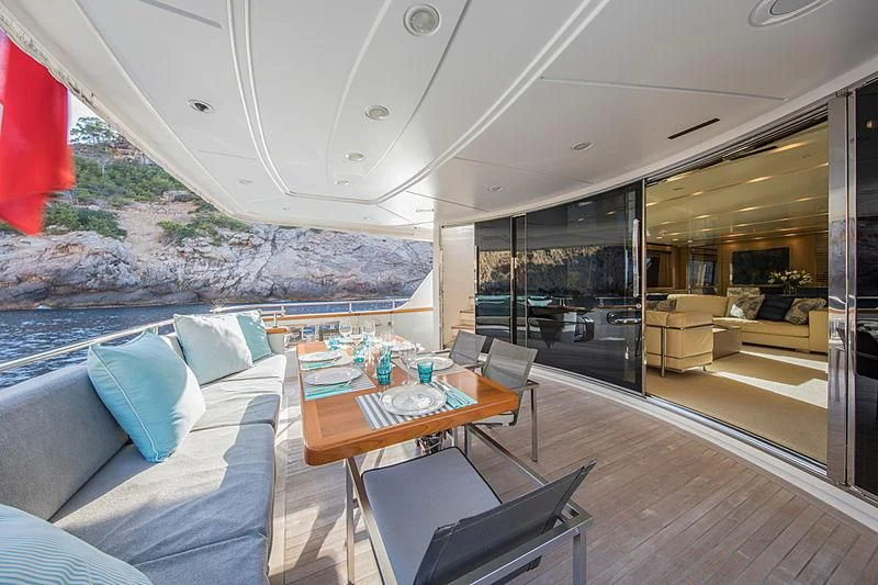 a boat on the water aboard ELEFTHERIA Yacht for Sale