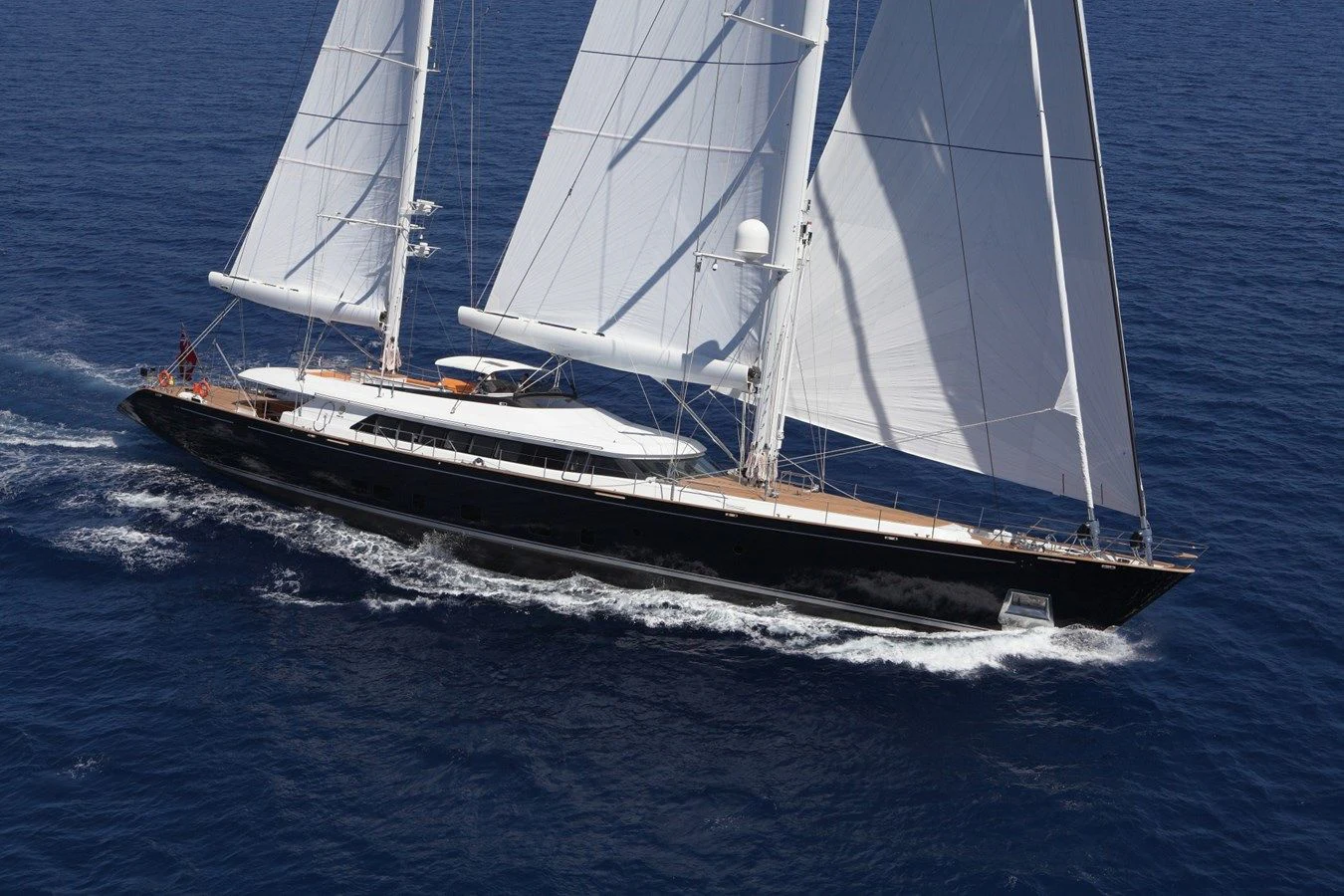 a boat on the water aboard ENTERPRISE Yacht for Sale