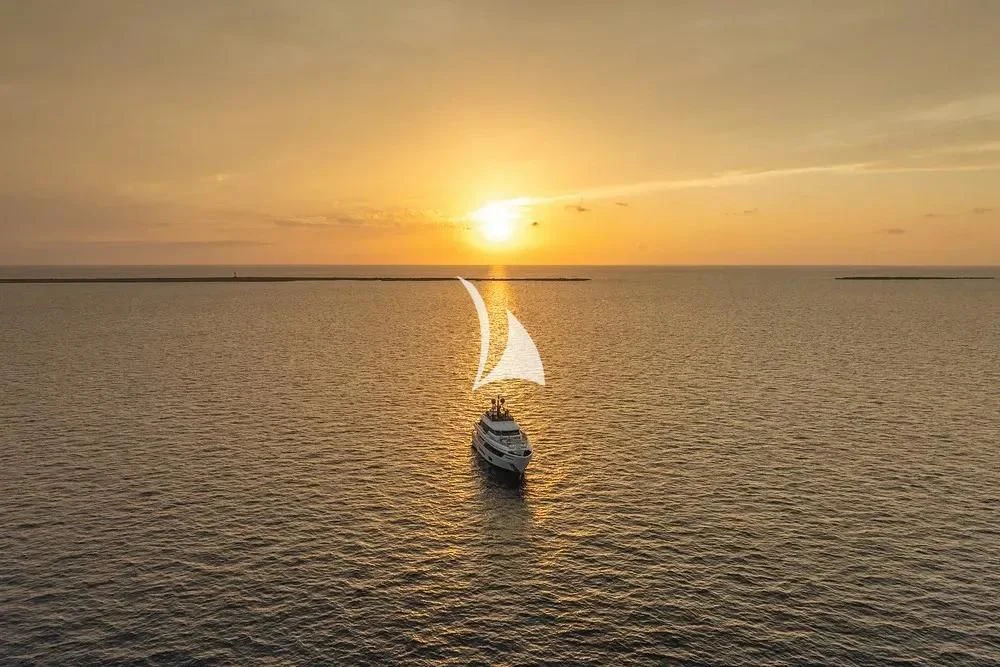 a person on a boat in the water aboard JYC Yacht for Sale