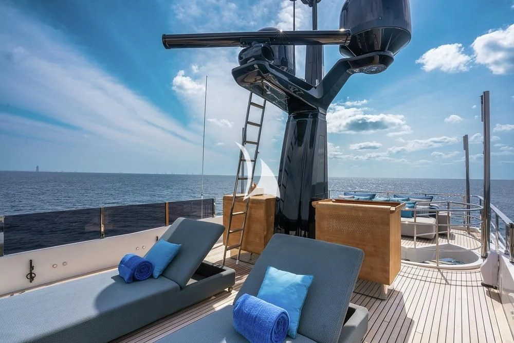 a boat on the water aboard JYC Yacht for Sale